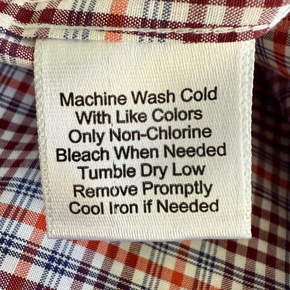 Jos A Bank Tailored Fit Shirt L NWT Cotton Blend Plaid Button-Up - Picture 3 of 5